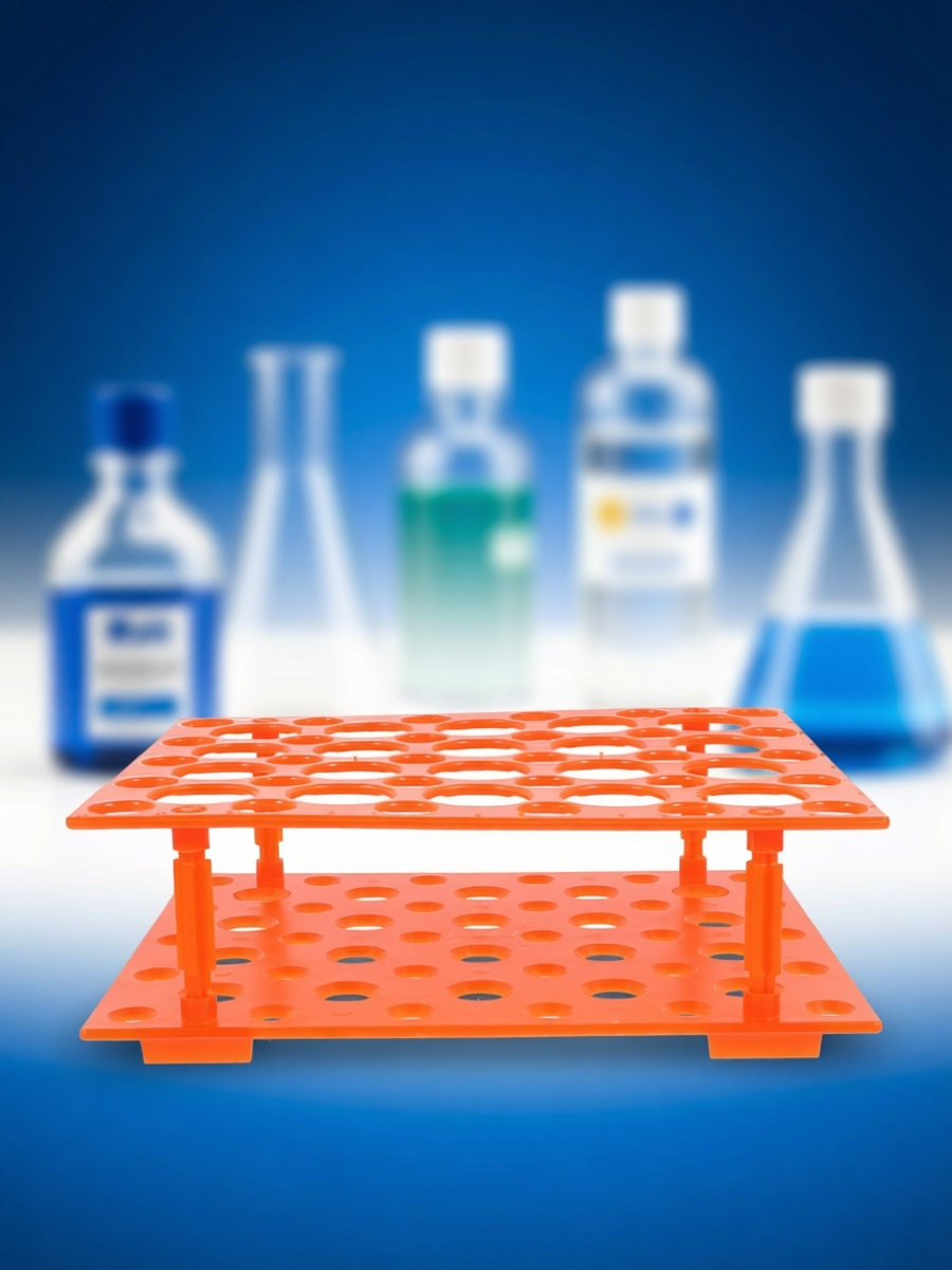 Lab Equipment - 50-Loch-Zentrifugenröhrchenhalter, abnehmbar, aus hochwertigem Material, Laborausrüstung,