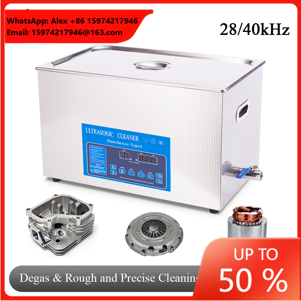 Ultrasonic Cleaner 30L Industrial - 30L Ultraschallreiniger mit Degas Sweep Turbo