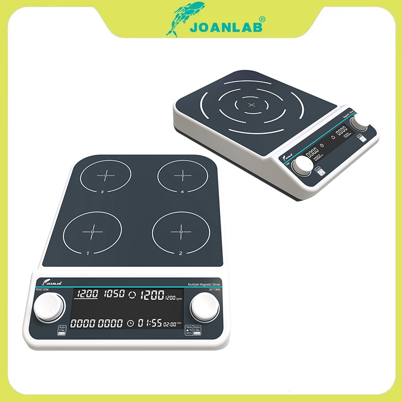 Lab Magnetic Stirrer Hot Plate - Vierstationen, sechs Positionen, mehrere Magnetrührer, Heizplatte,