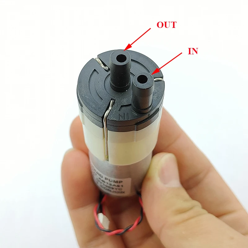 Mini Peristaltic Pump 12V - CJWP27-AB12A61 DC 12V Mini-Membranflüssigkeitspumpe 370 Motor