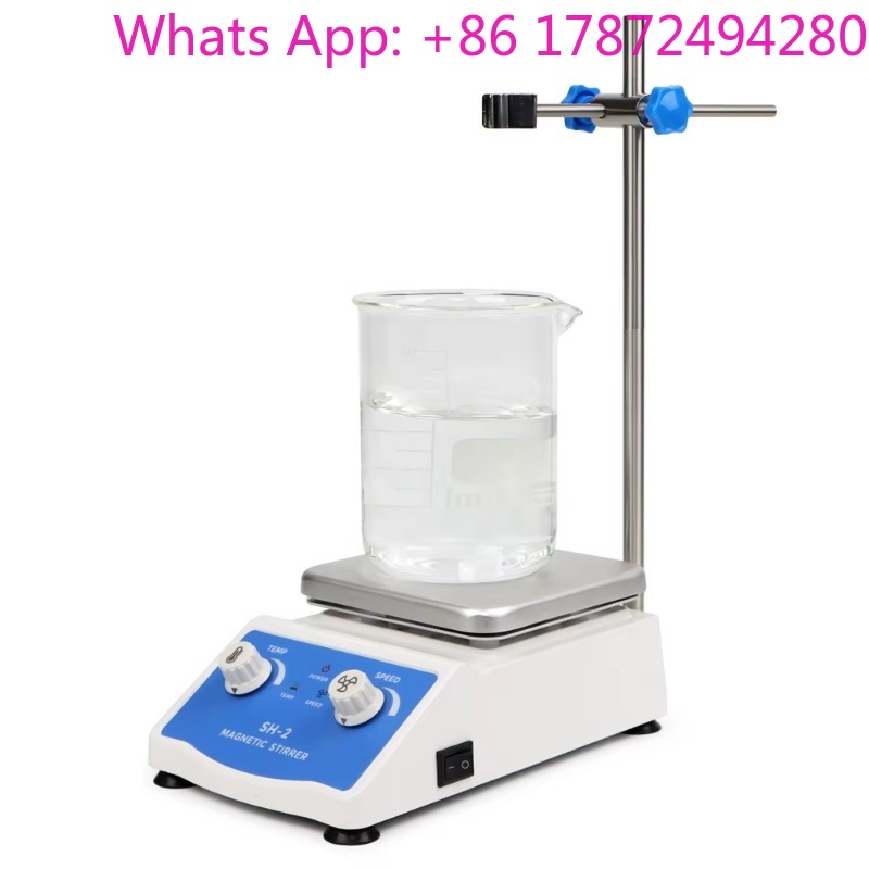 Lab Magnetic Stirrer Hot Plate - Professioneller Labormixer 2L Magnetrührer mit Beheizter