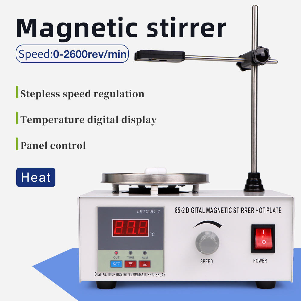 Lab Magnetic Stirrer Hot Plate - 1L Heizplatte Magnetrührer 85-2 Konstanttemperaturmischer 220V
