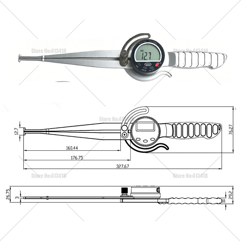0-6 Zoll 0-8 Zoll Externer dig – Digital Caliper 150Mm Stainless Steel Bewertung und Preis