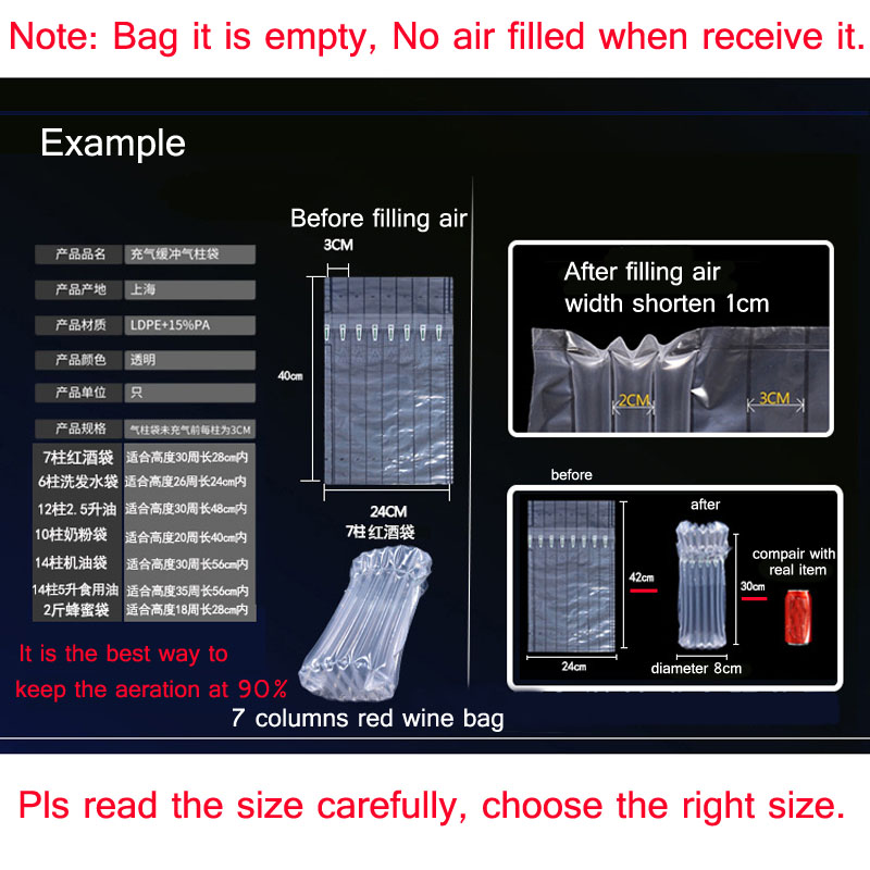 Aufblasbarer Luft puffer fülle – Air Bubble Wrap Roll Packaging Bewertung und Preis