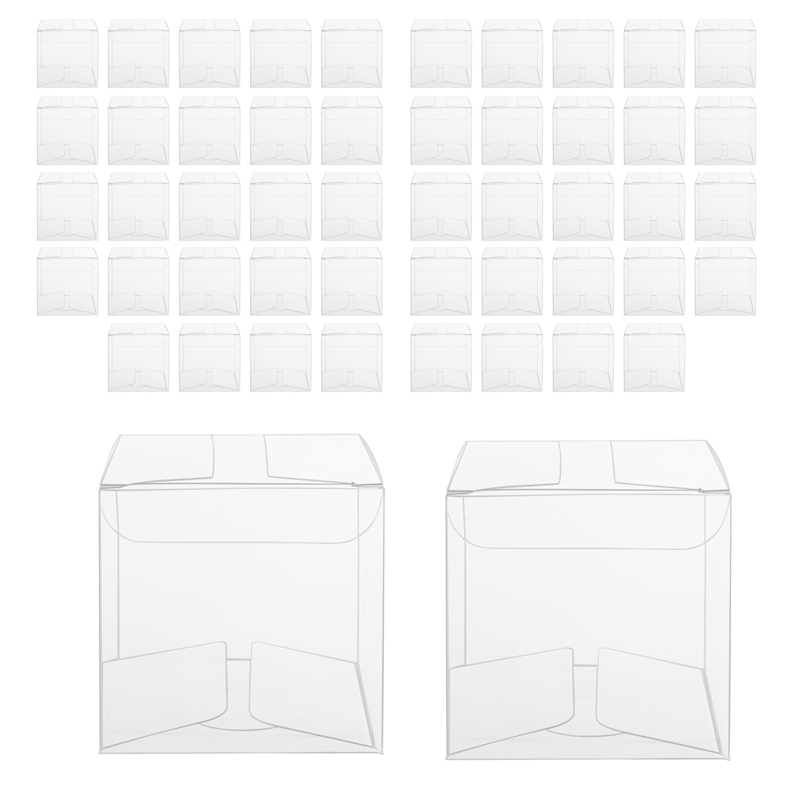 50 Stück durchsichtige Kunstst – Packaging Bewertung und Preis