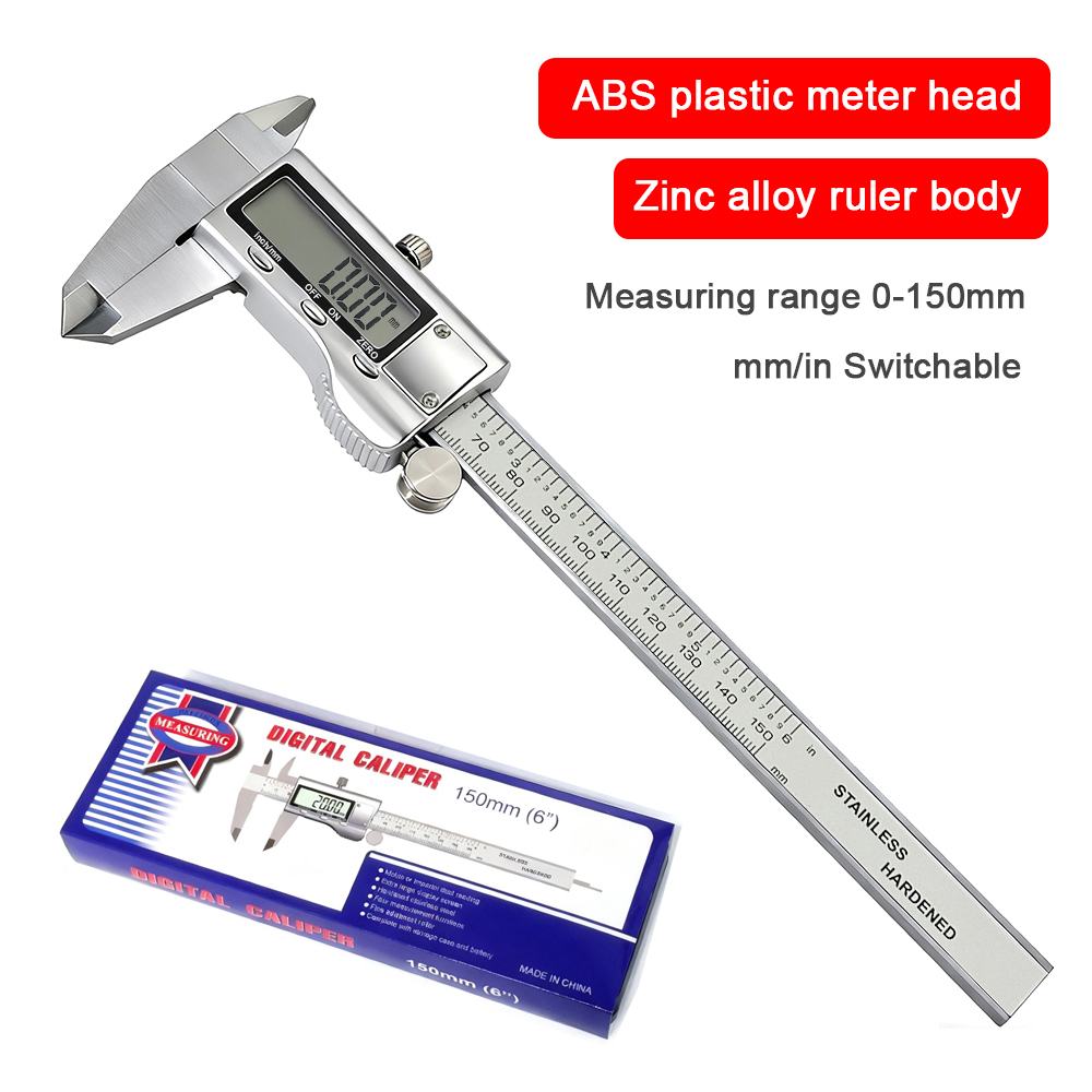 0-150mm Zinklegierung Digitale – Digital Caliper 150Mm Stainless Steel Bewertung und Preis