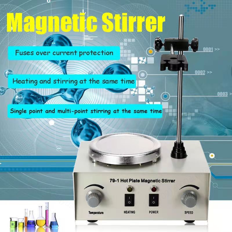 Magnetischer Heizplattenrührer – Lab Magnetic Stirrer Hot Plate Bewertung und Preis