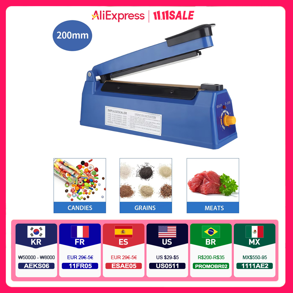 Impulse Sealer Manuelle Heißsi – Plastic Bag Impulse Heat Sealer Bewertung und Preis