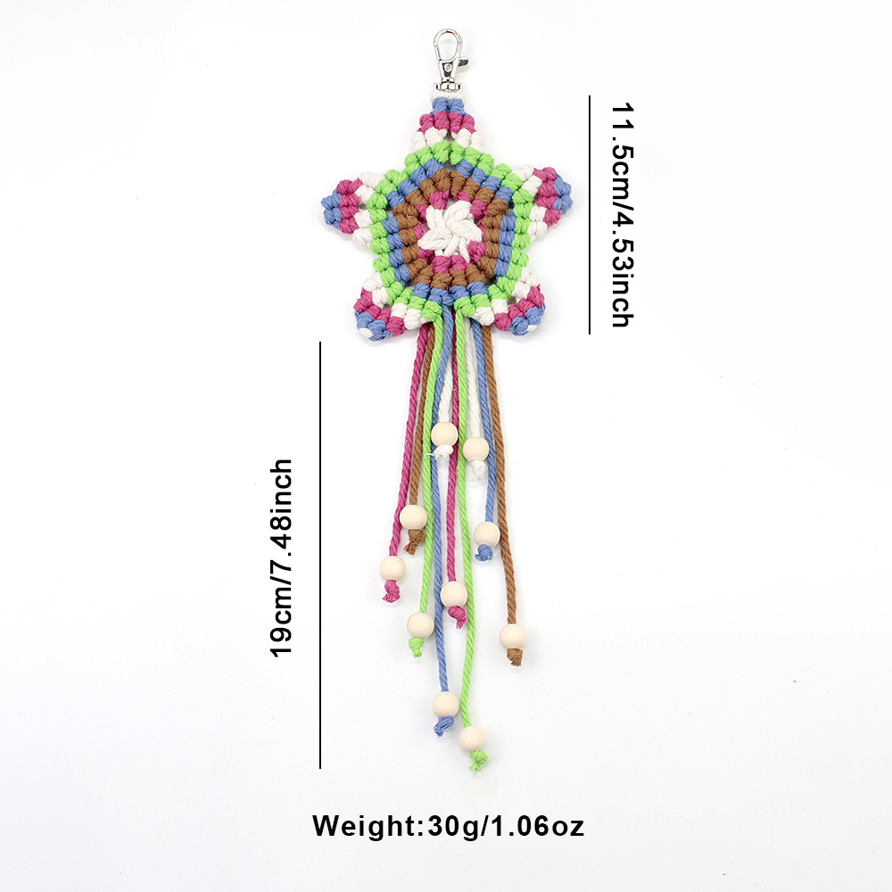 Boho Pentagramm Quasten-Anhäng – Packaging Bewertung und Preis