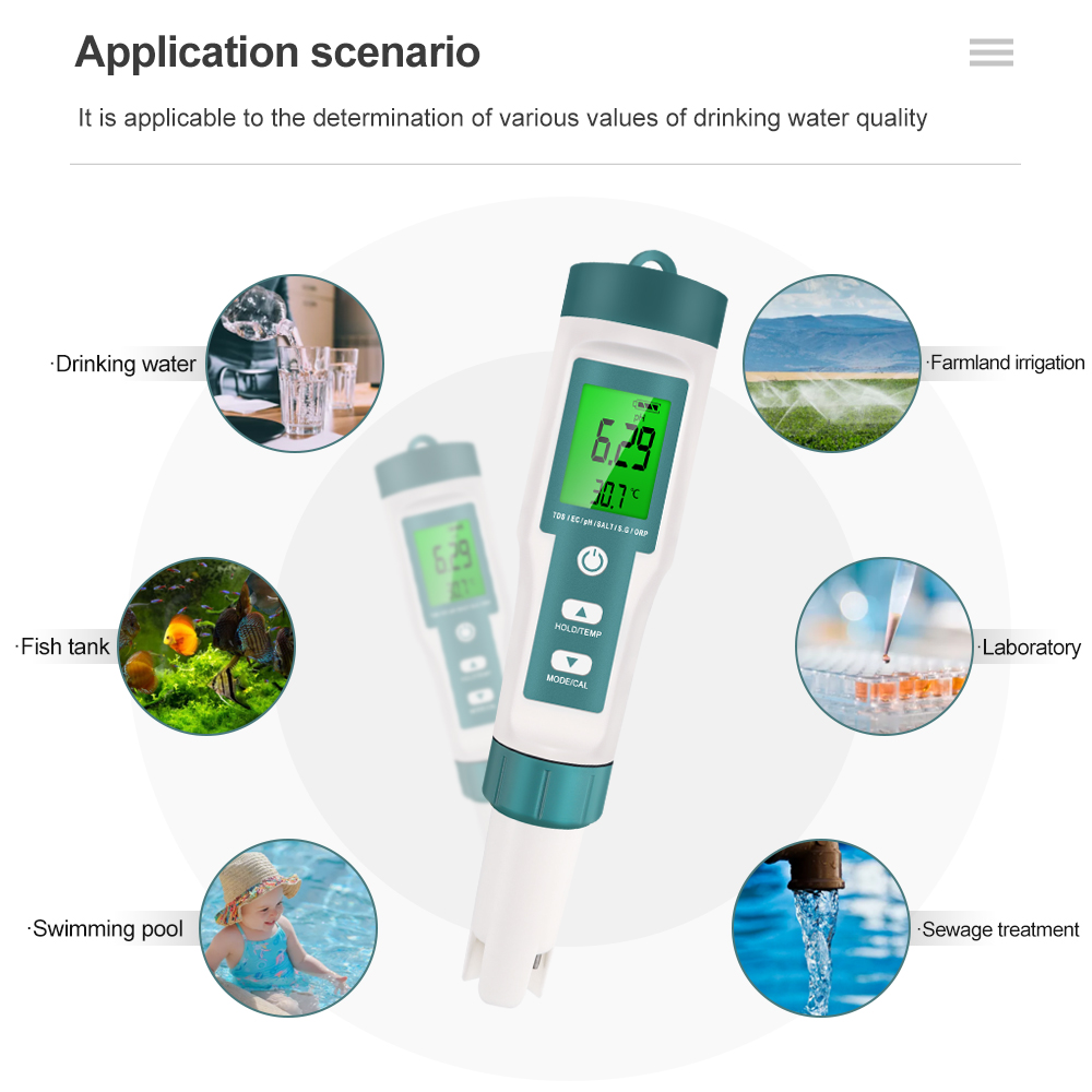 7-in-1 digitaler Wasserqualitä – Ph Meter Digital Water Tester Bewertung und Preis